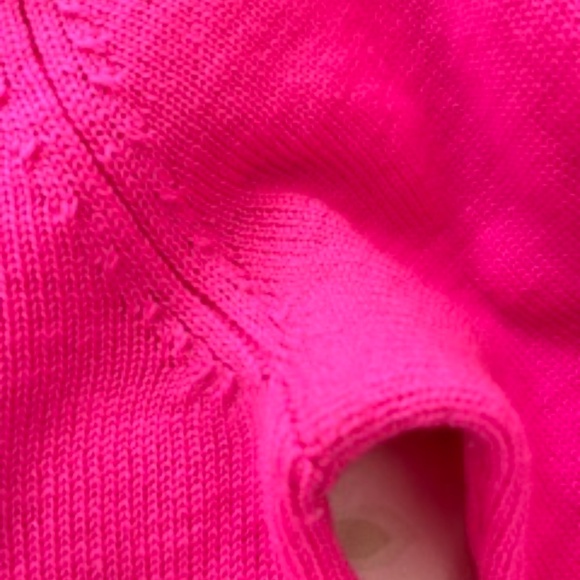 Opening ceremony merino wool knit sweater in bright pink, size small - Picture 10 of 11